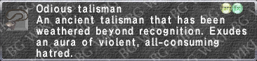 Odious Talisman description.png