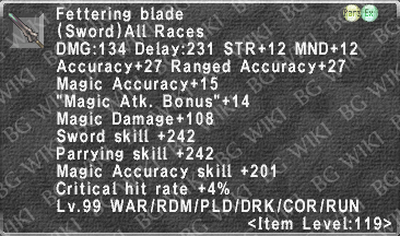 Fettering Blade description.png