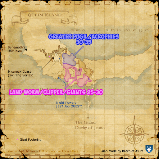 Qufim Island Level Map 1.png