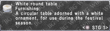 White Rnd. Table description.png