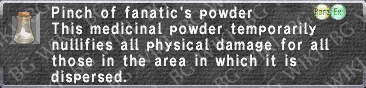 Fanatic's Powder description.png