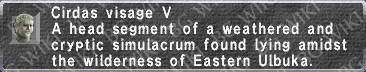 Cirdas Visage V description.png