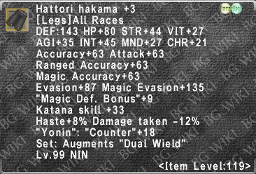 Hattori Hakama +3 description.png