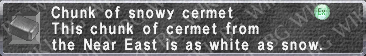 Snowy Cermet description.png