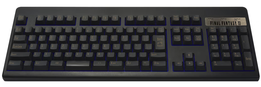 Final Fantasy XI XIth Anniversary Keyboard - full keyboard