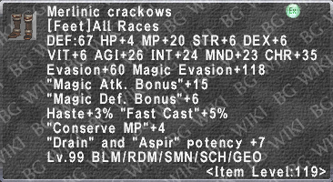 Merlinic Crackows description.png