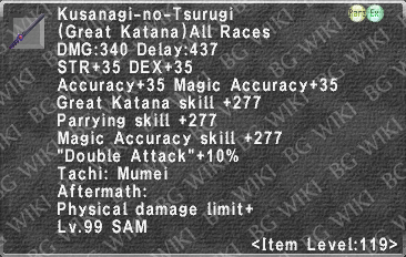 Kusanagi (Level 119 III) description.png