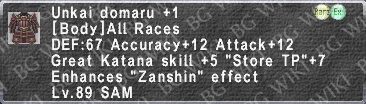 Unkai Domaru +1 description.png