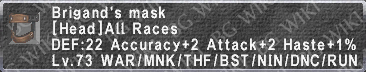 Brigand's Mask description.png