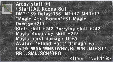 Arasy Staff +1 description.png