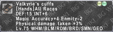 Valkyrie's Cuffs description.png