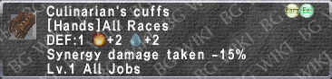 Culinarian's Cuffs description.png