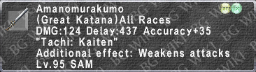 Amanomurakumo (Level 95) description.png