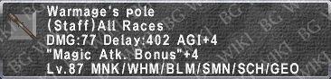 Warmage's Pole description.png