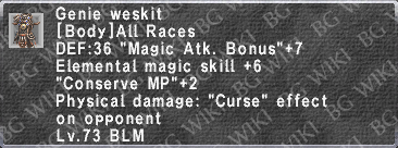 Genie Weskit description.png