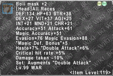 Boii Mask +2 description.png