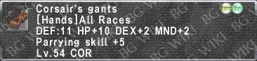 Corsair's Gants description.png