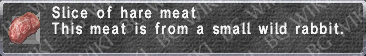 Hare Meat description.png