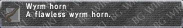 Wyrm Horn description.png