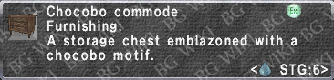 Chocobo Commode description.png