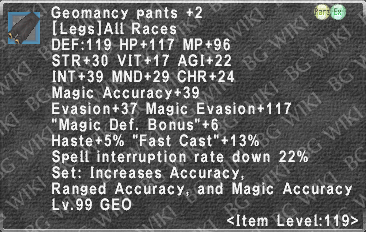 Geomancy Pants +2 description.png