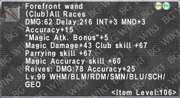 Forefront Wand description.png