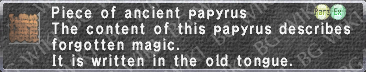 Ancient Papyrus description.png