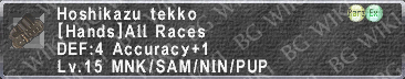 Hoshikazu Tekko description.png