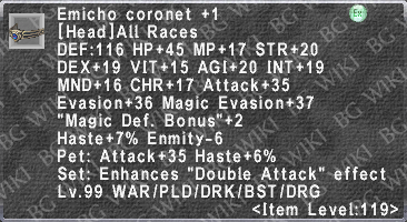 Emicho Coronet +1 description.png