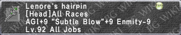 Lenore's Hairpin description.png