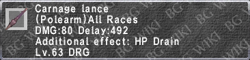 Carnage Lance description.png