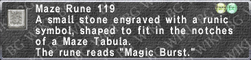 Maze Rune 119 description.png