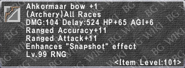 Ahkormaar Bow +1 description.png