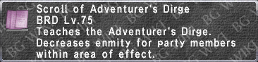 Adventurer's Dirge (Scroll) description.png