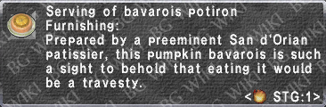 Bavarois Potiron description.png