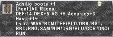 Adsilio Boots +1 description.png